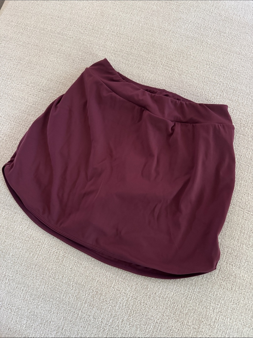 Women’s Performance Skort in Burgundy - Unbranded